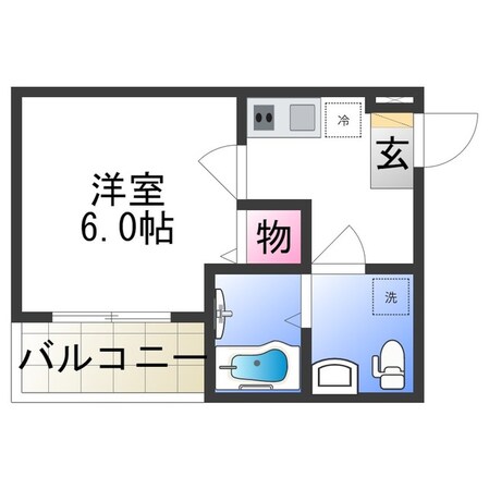 小路駅 徒歩3分 2階の物件間取画像